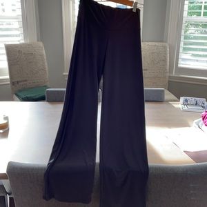 Medium elastic waist gray pants